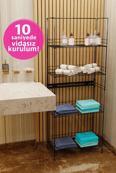 Akroraf Teşhir Standı Siyah - Resim 2