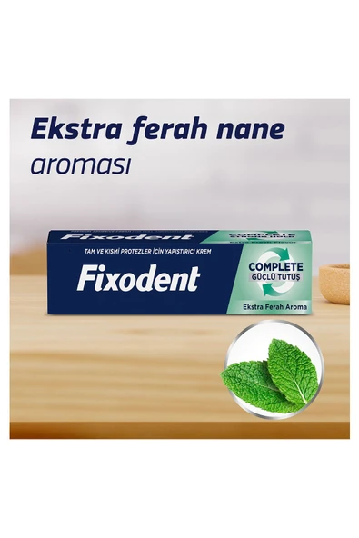 Fixodent Complete Ekstra Ferah Diş Protezi Yapıştırıcı Krem 47 gr 4 Adet - 5
