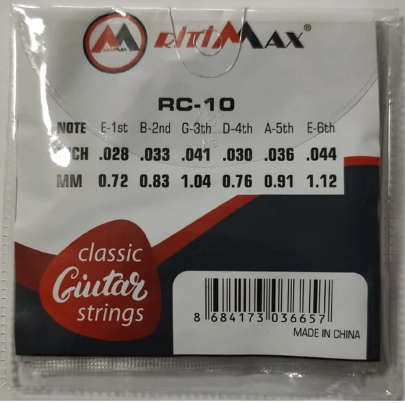 Ritimax RC-10 Klasik Gitar Teli Takım - 2