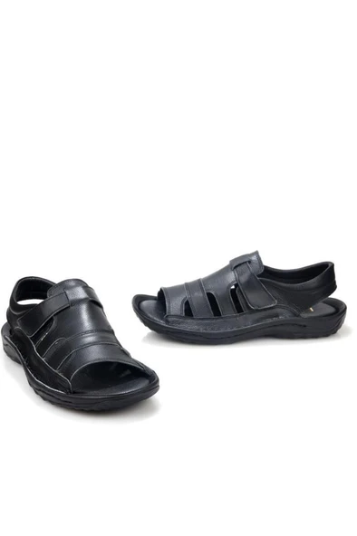 Pisagor Ps-33720 Erkek Ortopedik Deri Sandalet - 8