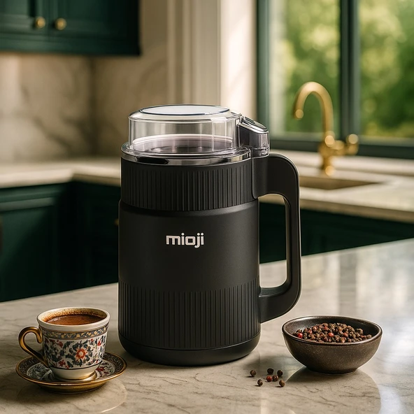 Mioji Mio CG34 500W Paslanmaz Çelik Bıçak Kompakt Baharat ve Kahve Öğütücü Siyah - 2