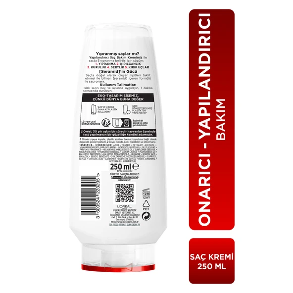 L'Oréal Paris Elseve Komple Onarıcı 5 Yapılandırıcı Bakım Kremi 250ml - 7