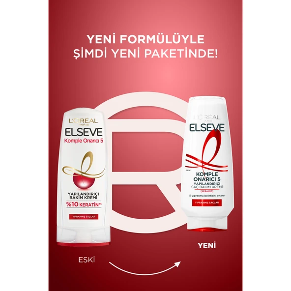 L'Oréal Paris Elseve Komple Onarıcı 5 Yapılandırıcı Bakım Kremi 250ml - 5