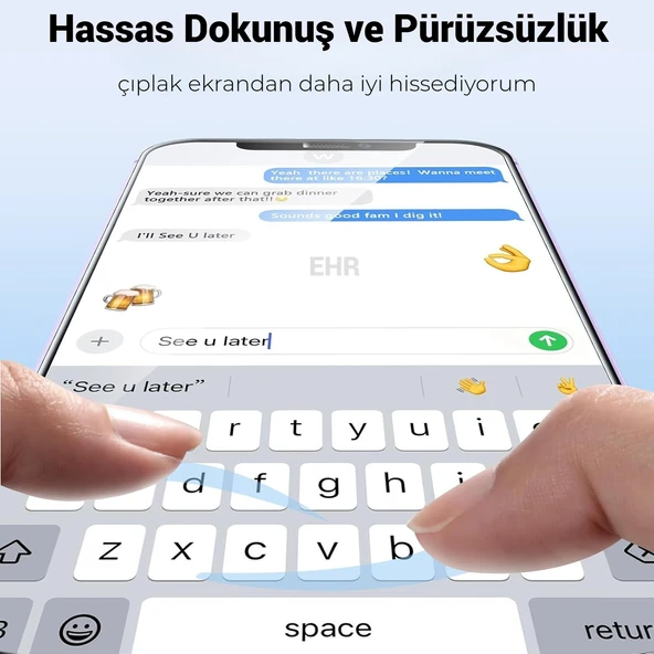 iPhone 16 Pro Otomatik Kolay Kurulum Aparatlı Toz Bırakmayan Full Kaplayan Ekran Koruyucu Cam(2 Adet) - 6