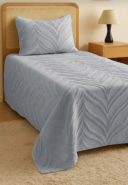 Merve 2 Parça Tek Kişilik Yatak Örtüsü - 4