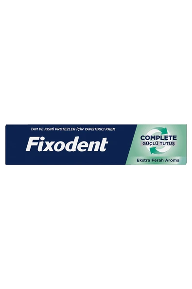 Fixodent Complete Ekstra Ferah Diş Protezi Yapıştırıcı Krem 47 gr 10 Adet - Resim 2