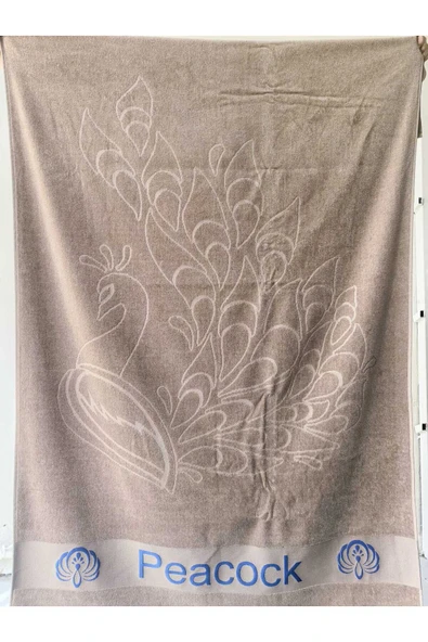 Peacock Doğa Dostu %100 Ege Pamuğu Plaj Havlusu 100x180cm (Jakarlı Desen Özel Seri) - 10