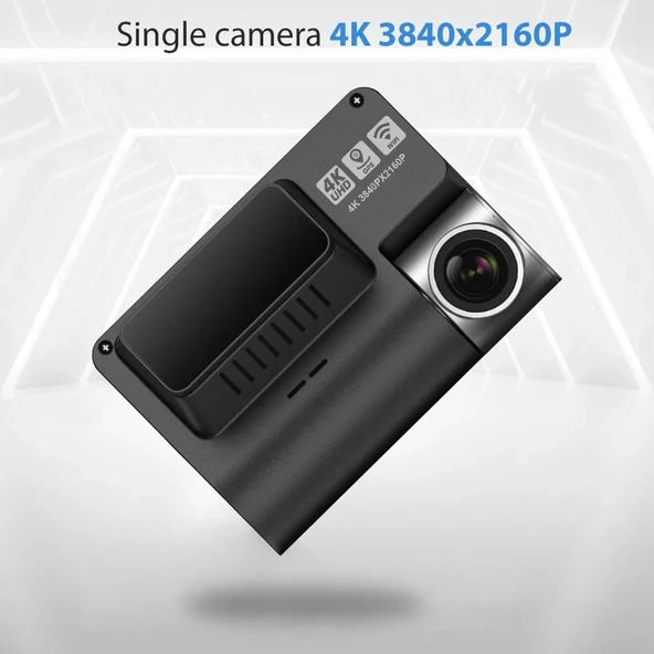 GO-4K GPS WİFİ ARAÇ KAMERASI DVR - 3