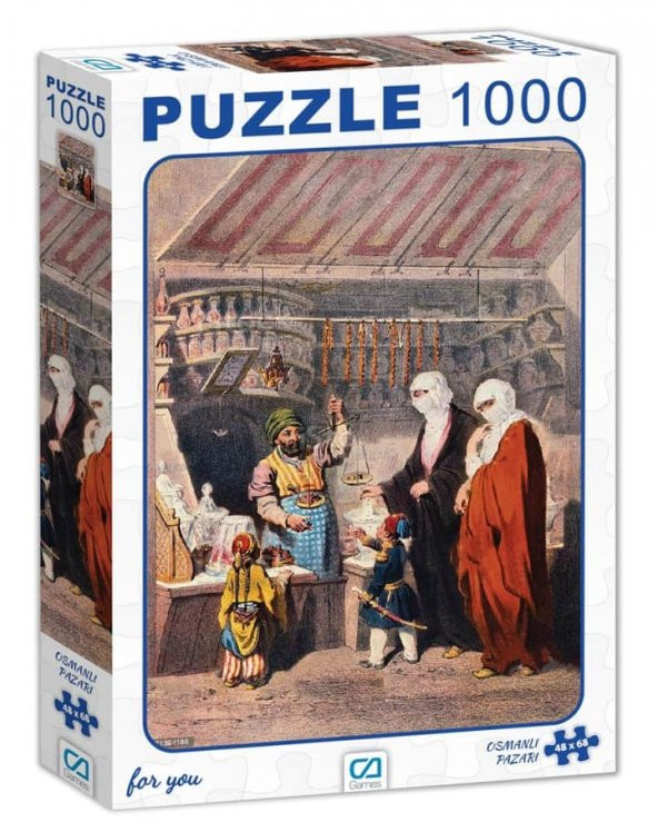 CA Games 1000 Parça Puzzle Osmanlı Pazarı CA7010