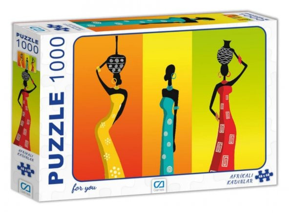 CA Games 1000 Parça Puzzle Afrikalı Kadınlar CA7016