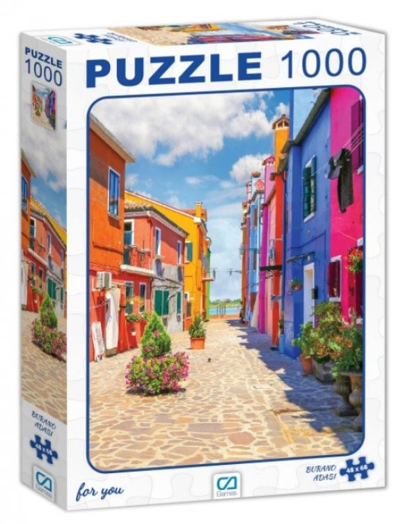 CA Games 1000 Parça Puzzle Burano Adası CA7007