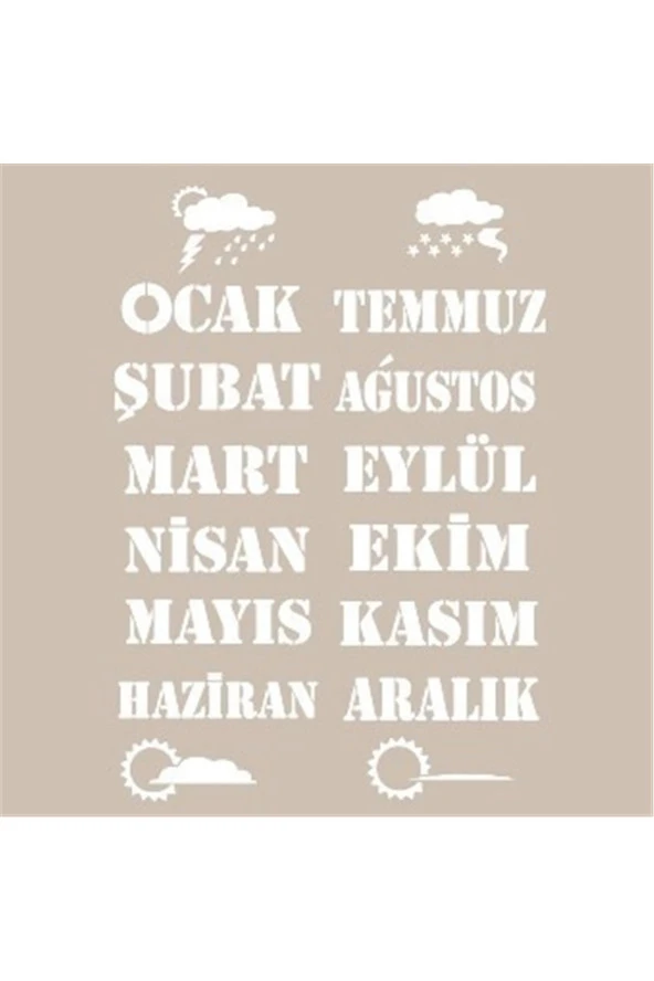 AS526 - A4 Stencil ürün görseli 1