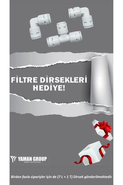 JF Jammy Fılter Coconut Bazlı Kapalı Kasa Su Arıtma Filtresi 4'lü Inlıne Set - 2