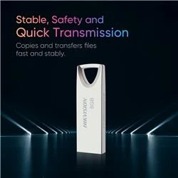 Hikvision 64GB USB2.0 HS-USB-M200-64G Metal Flash Bellek - 4