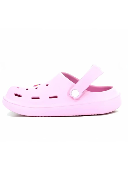 Calx Kız Çocuk Unicorn Figürlü Kaydırmaz Rahat Tabanlı Havuz - Plaj - Tatil - Bahçe Cross Terlik Sandalet - 4