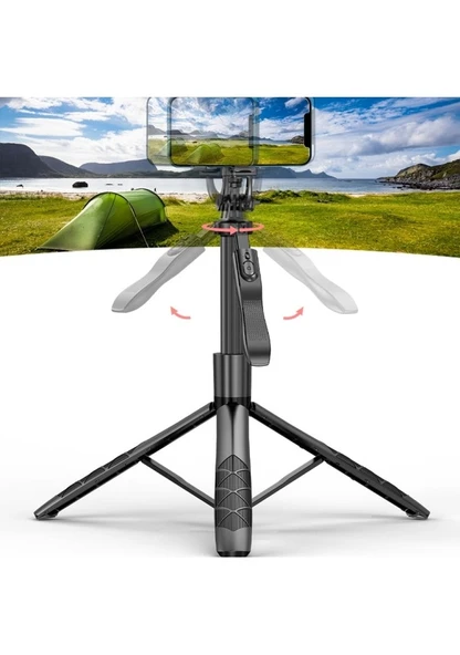Cbtx L16 Katlanabilir Bluetooth Tripod Selfie Çubuğu - 5