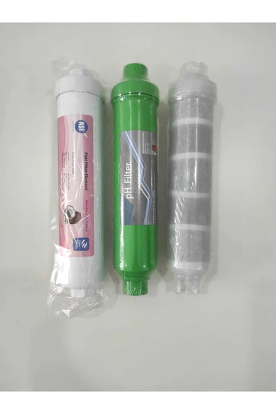 Fi̇ltre 3'lü Set Mi̇neral Alkali̇ Tatlandirici