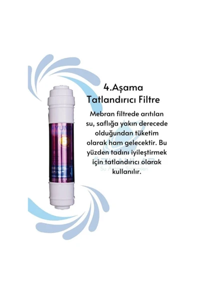 Su Arıtma Filtre Seti 5'li Takım ve Bağlantı Parçaları - Nsf Onaylı - Orijinal - 5