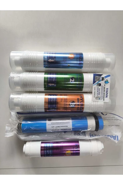 Hyundai Su Arıtma Cihazlarıyla Uyumlu Orijinal 5 Li Set - 2