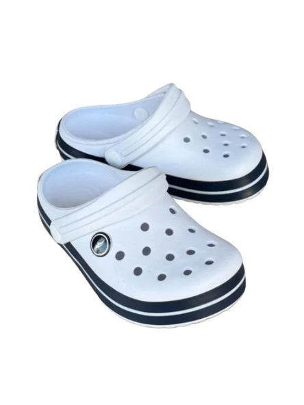 Sonimix Çocuk Unisex Ortapedik Hafif Taban Önü Kapalı Cross Terlik Sandalet - 10