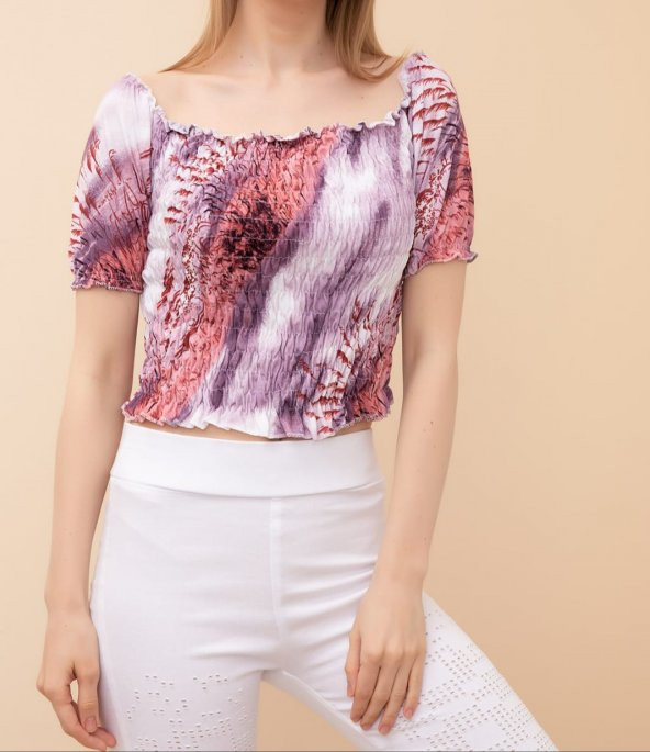 Gipeli Kayık Yaka Bluz