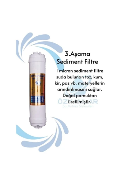 Su Arıtma Filtre Seti 5'li Takım ve Bağlantı Parçaları - Nsf Onaylı - Orijinal - 4