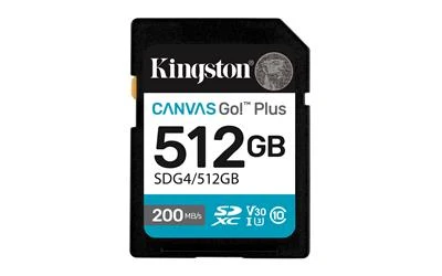 Kingston SDG4-512GB 512GB SDXC Canvas Go Plus Gen4 200MB-s C10 UHS-I U3 V30 Hafıza Kartı - 3