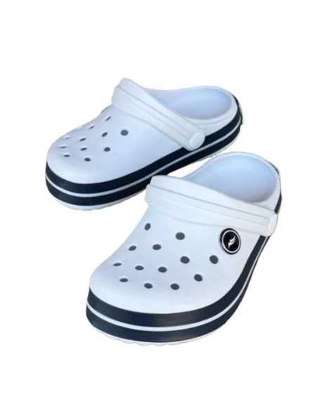 Sonimix Çocuk Unisex Ortapedik Hafif Taban Önü Kapalı Cross Terlik Sandalet - 9