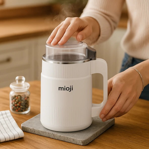 Mioji Mio CG34 500W Paslanmaz Çelik Bıçak Kompakt Baharat ve Kahve Öğütücü Beyaz - 4