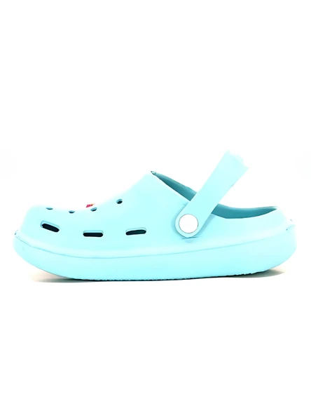 Calx Kız Çocuk Unicorn Figürlü Kaydırmaz Rahat Tabanlı Havuz - Plaj - Tatil - Bahçe Cross Terlik Sandalet - 12