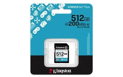 Kingston SDG4-512GB 512GB SDXC Canvas Go Plus Gen4 200MB-s C10 UHS-I U3 V30 Hafıza Kartı - 4
