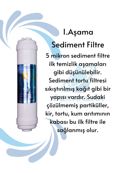 Su Arıtma Cihazı Filtre Seti 4lü Orjinal - 2