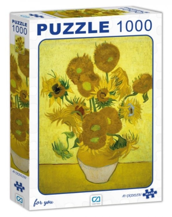 CA Games 1000 Parça Puzzle Ayçiçekleri CA7023