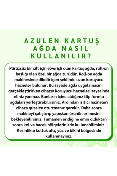 ABLATE Azulen Kartuş Ağda 100 ml. - 2