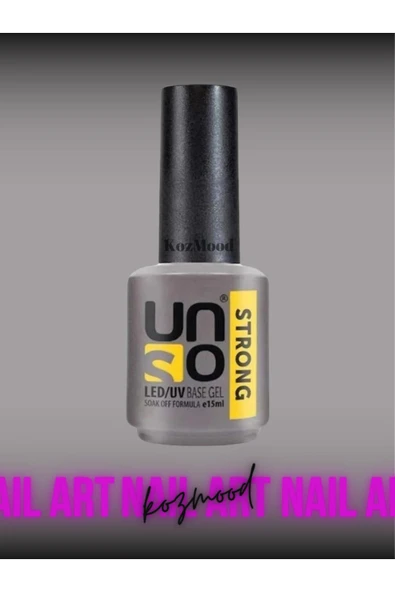 KOZMOOD Uno Kalıcı Oje Seti Strong Base Coat 15 Ml