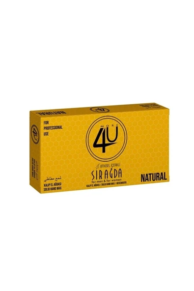 4U Bitkisel Kalıp Sir Ağda Naturel (SARI) 400 ml