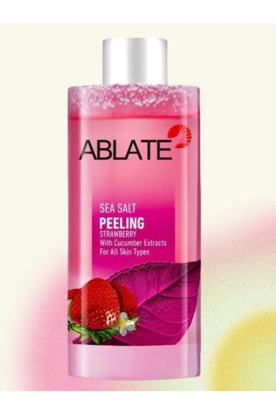 ABLATE Anında Soyucu Peeling - Ölü Deri Arındırıcı, Yenileyici - Vücut, Yüz Peelingi Çilek Aromalı 200 Ml. - 5