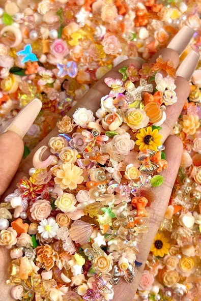 MİSYUL 3D Charm Tırnak Süsü, Protez Tırnak Nail Art Süsleme Charm - 2