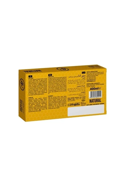 4U Bitkisel Kalıp Sir Ağda Naturel (SARI) 400 ml - 2