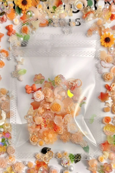 MİSYUL 3D Charm Tırnak Süsü, Protez Tırnak Nail Art Süsleme Charm - 4