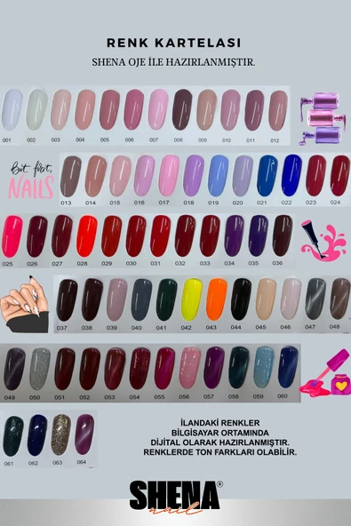 SHENA Kalıcı Oje 15 ml - 37 Acı Kahve - Uv/led Gel Polish ❤ From Dubai - 3
