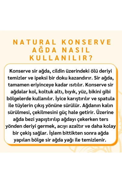 ABLATE Natural Konserve Ağda 800 ml. - 2