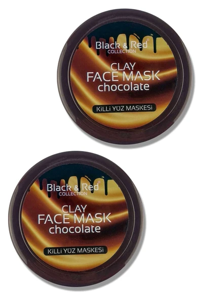 BLACK RED Collection Killi Yüz Maskesi [Çikolatalı] 400 gr - 2'li Set