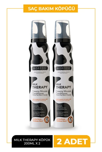MORFOSE Milk Therapy Saç Köpüğü 200 ml 2 Adet - 2