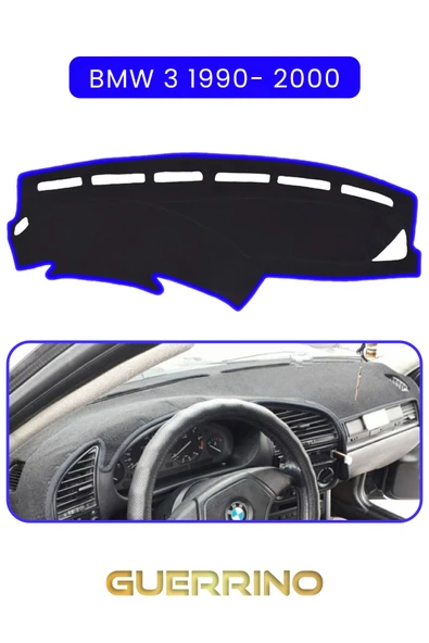 NEYA  BMW 3 1990-2000TORPİDO KORUMA HALISI MAVİ KENAR ürün görseli 1