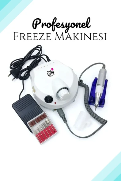 KozMood Protez Tırnak Elektrikli Profesyonel Freze Tırnak Törpü Makinesi