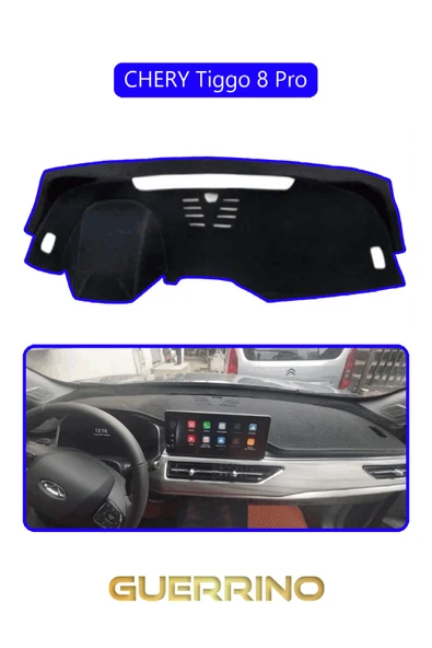 NEYA  Chery Tiggo 8 PRO TORPİDO KORUMA HALISI MAVİ KENAR ürün görseli 1