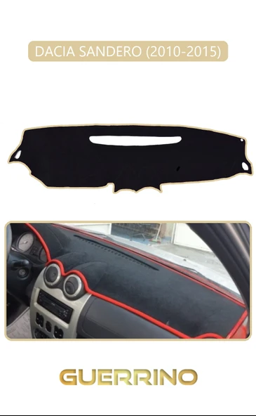 NEYA  DACIA SANDERO 2010-2015TORPİDO KORUMA HALISI BEJ KENAR ürün görseli 1