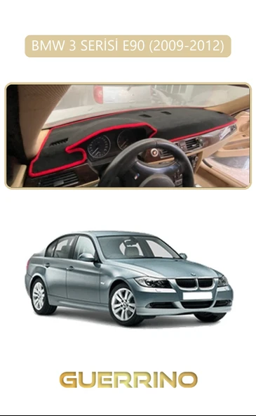 NEYA  BMW 3 SERİSİ E90 2009-2012TORPİDO KORUMA HALISI BEJ KENAR