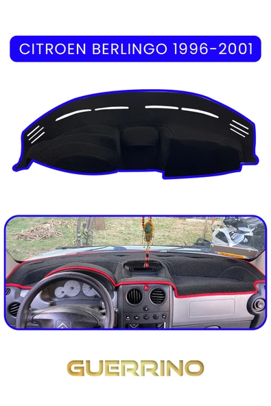 NEYA  CITROEN Berlingo 1996-2001TORPİDO KORUMA HALISI MAVİ KENAR ürün görseli 1